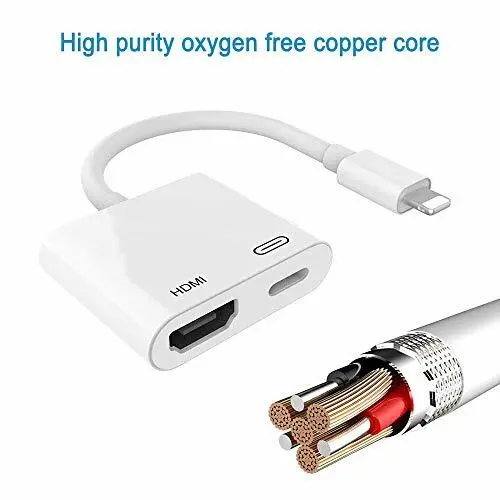 Lightning to HDMI Digital TV AV Adapter 1080P HDMI Cable For Apple iPad iPhone