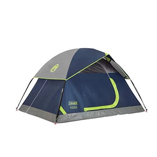 COLEMAN CAMPING TENT with Screen Room 6 Person Carlsbad Dark Room