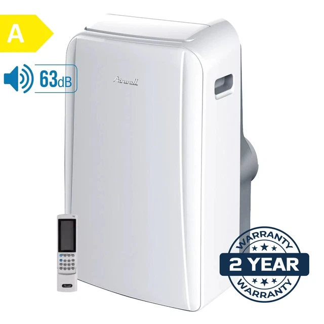 Climatiseur portable 3 en 1 avec télécommande 10000 Btus/H 2,6 kW 30 l/jour déshumidification ventilateur 2 vitesses, refroidissement, minuterie 24 heures à partir de 374,69 € (juin 2026