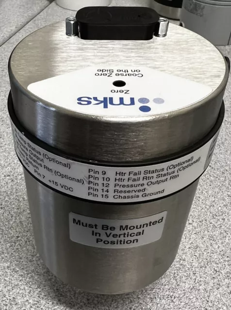 Mks 627.1Tdd1B Baratron Capacitance Manometer Mks 627.1Tdd1B Baratron Capacitance Manometer