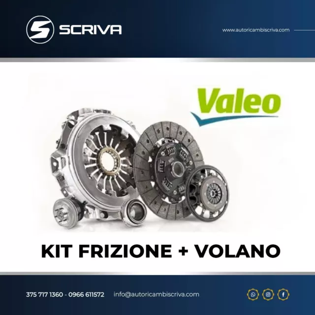 Kit Frizione E Volano Originale Valeo Alfa Romeo 147 156 Gt 1.9 Jtd