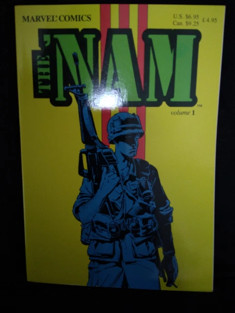 💎 THE 'NAM Vol 1 TPB 1988 MARVEL COMIC DOUG MURRAY AMAZING MICHAEL GOLDEN