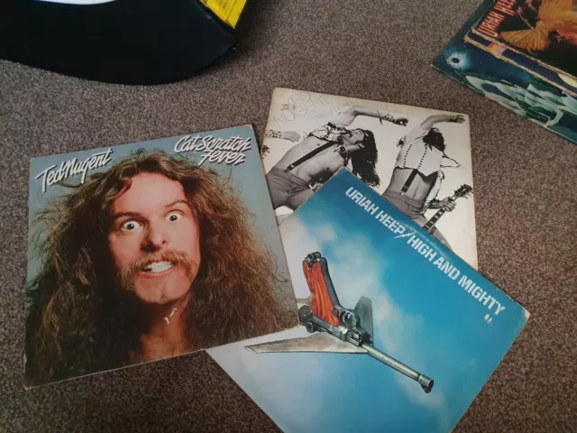 Ted Nugent And Uriah Heep Records LP