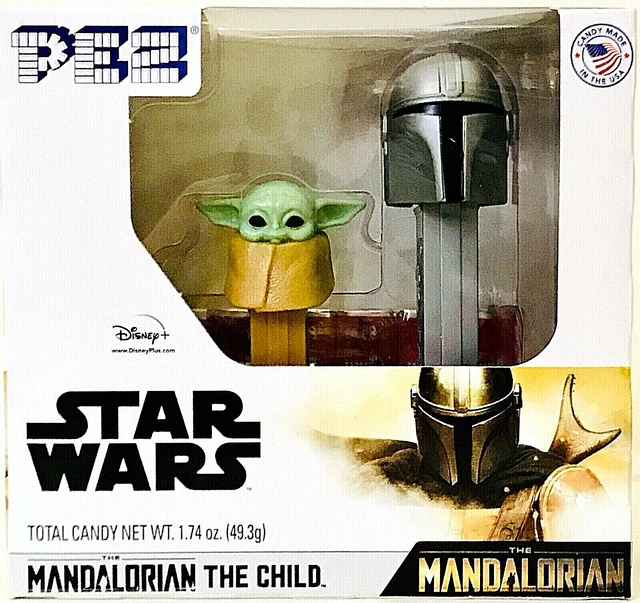 PEZ DISNEY STAR Wars The Mandalorian & Baby Yoda The Child Dispensers