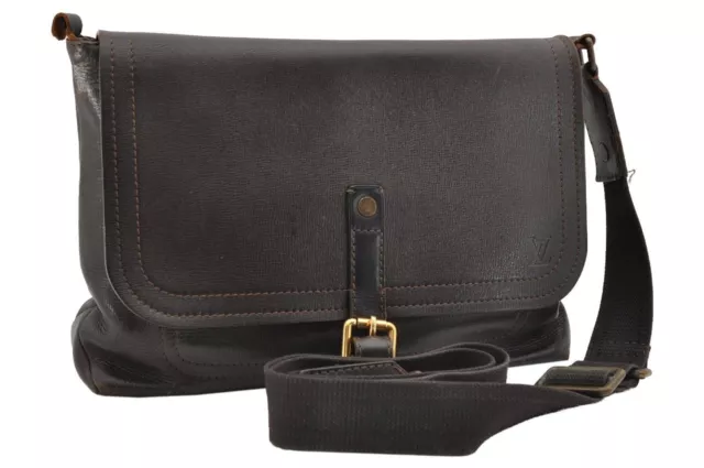 Louis Vuitton Utah Sacpla Shoulder Bag M92073 Cafe Brown Leather