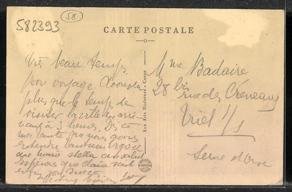 CPA Cosne, Place de la Gare 2