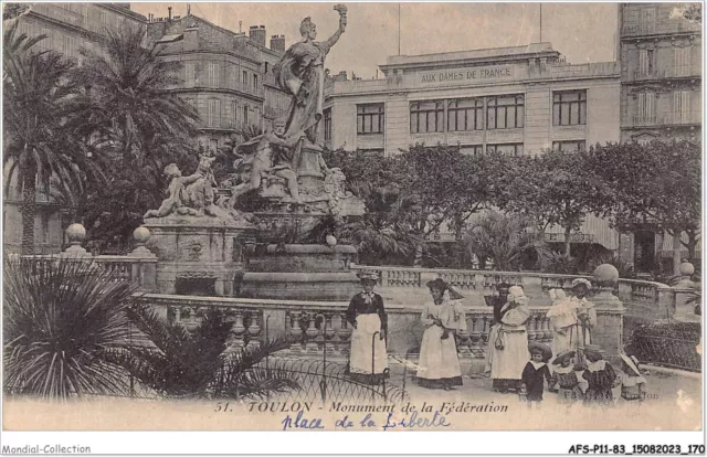 AFSP11-83-0943 - TOULON - monument de la fédération