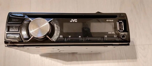 JVC KD-R449 AUTORADIO WMA MP3 AUX USB mit Adapter u. Rahmen EUR 27,00 ...