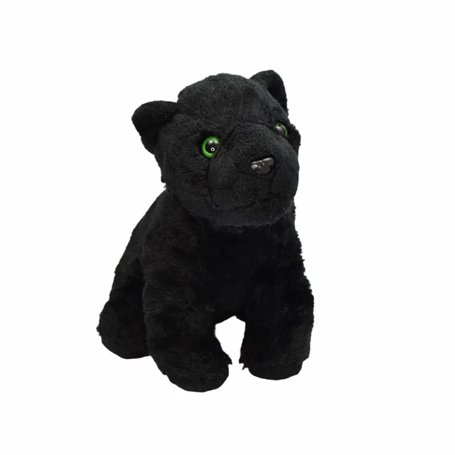 WILD REPUBLIC CUDDLEKINS Black Jaguar Plush Stuffed Animal Toy $11.99