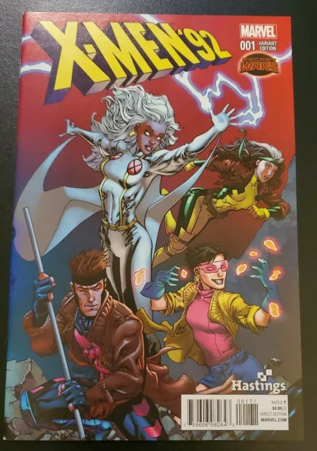 X-Men '92 #1 Secret Wars Hastings Variant  Marvel Direct NM J&R