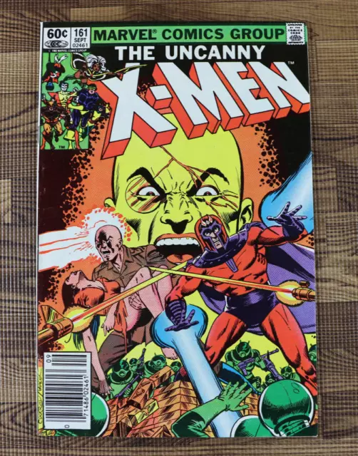 1982 Marvel The Uncanny X-Men #161 NEWSSTAND Origin of Magneto VF/VF+