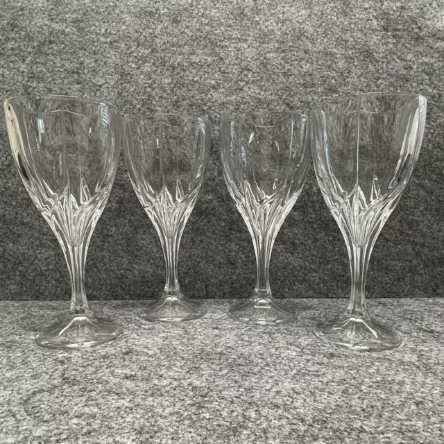 Mikasa Berkeley lead crystal wine glasses. Set of 4.