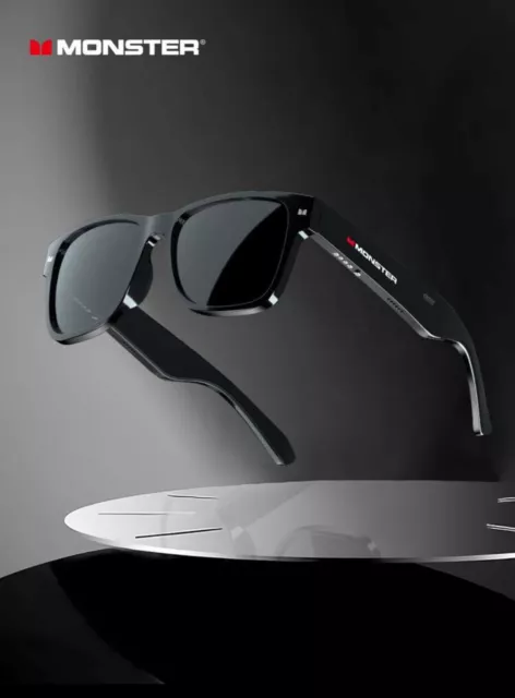 Sunglasses Headset Monster S01 Smart Glasses Wireless Bluetooth 5.2 & Earphones