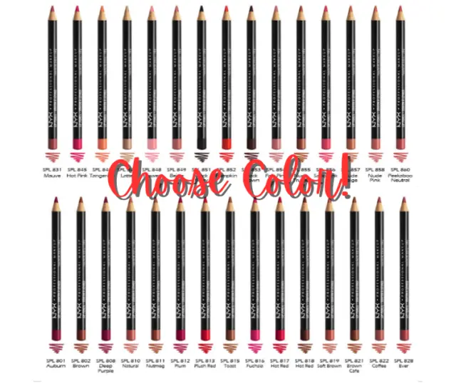 NYX Cosmetics - Long-Wearing Slim Lip Liner Pencil - CHOOSE COLOR:
