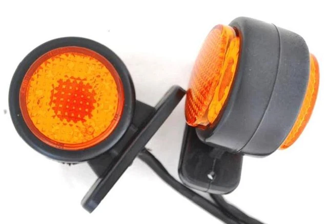 4 Luci LED Posizione Laterale Per Camion - Arancione/Ambra 12V 24V | Impermeabili Ad Alta Luminosità - Foto 7