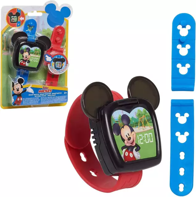 Just Play Mickey Mouse Smartwatch mehrfarbig spielen Kinder Armbanduhr Spielzeug