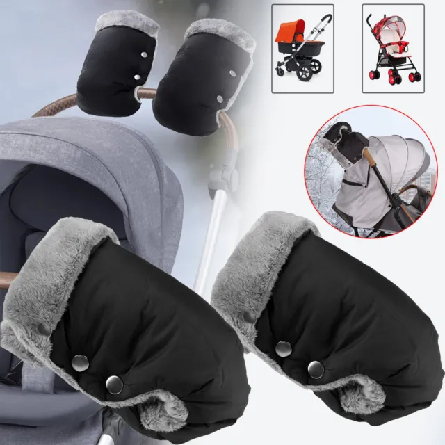 Baby Pushchair Gloves Hand Warmer Baby Stroller Gloves Pram Hand Muff Warm Glove