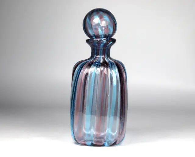 Vintage c1950s Murano Glass Perfume Bottle by Bucella Cristalli