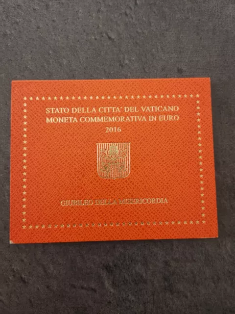 Coffret 2 Euro Vatican 2016 / Jubile De La Misericorde / Euros Set