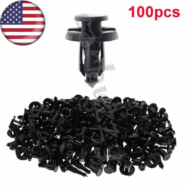 100 BUMPER ENGINE Cover Fender Grille Clip Push Type Retainer For
