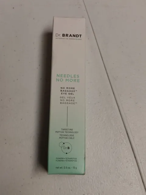 DR. BRANDT - Needles No More - No More Baggage Eye Gel - 0.5 oz - New In  Box $62.04 - PicClick AU