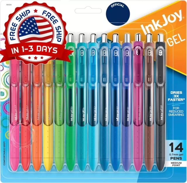 Plumas de gel para libros colorear para adultos, juego de marcadores de ge...