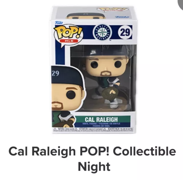SEATTLE MARINERS CAL Raleigh Funko POP Promo SGA 5/10/2024 Preorder