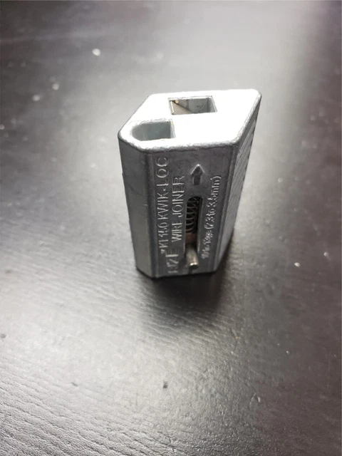 KWIK-LOC Wire Joiner, use with 3-32 & 1-8 Cable