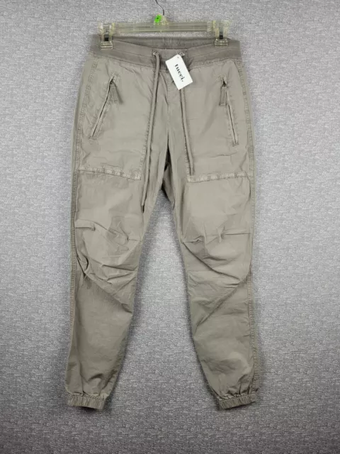 James Perse Pants Women's 0 ZIP POCKET UTILITY Jogger Beige NWT WSPS1954