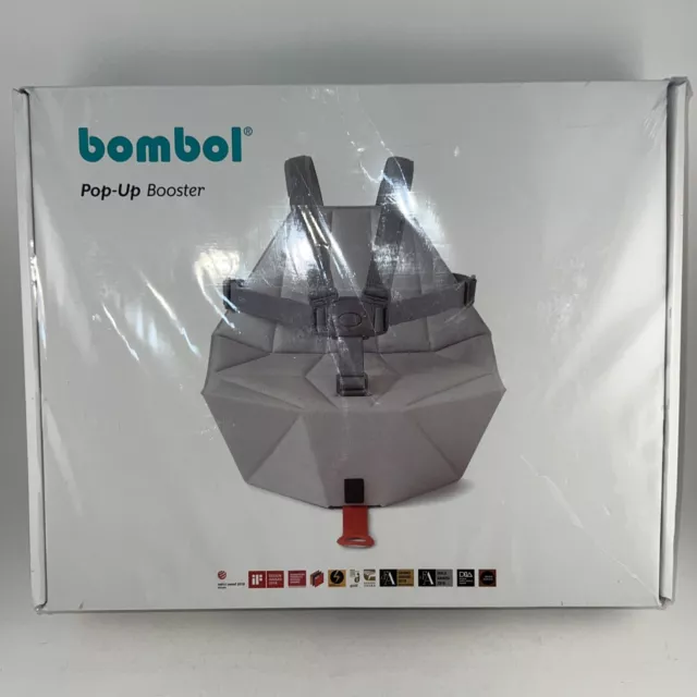 BOMBOL Instant Popup Booster Seat Lightweight Folding Travel Kids High Chair