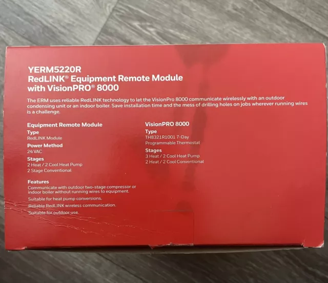 Honeywell YERM5220R8321 RedLINK ERM and VisionPro Thermostat & Module 2