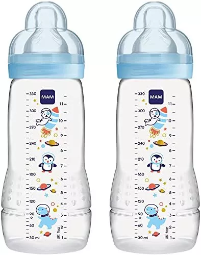 MAM EASY ACTIVE Baby Bottiglia con tettarelle MAM a flusso rapido taglia 3  confezione doppia bambino EUR 34,50 - PicClick IT