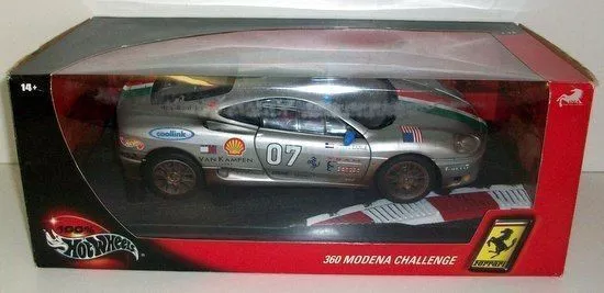 Hot Wheels 1/18 - 29751 Ferrari 360 Modena Challenge - Silver