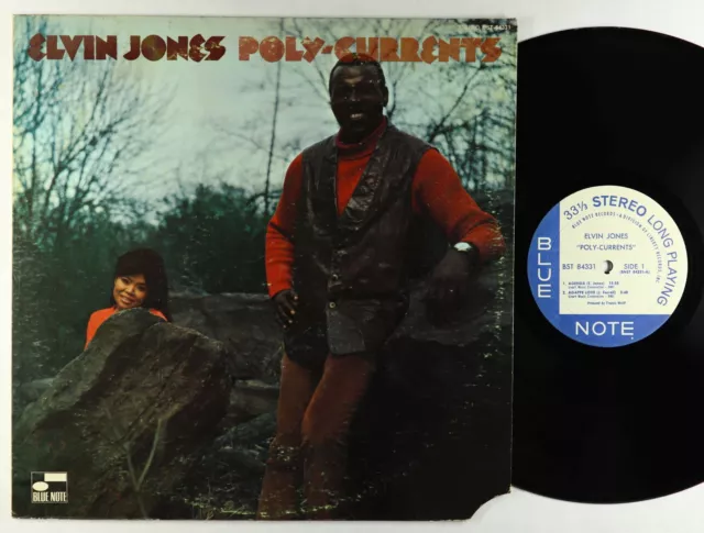 Elvin Jones - Poly-Currents LP - Blue Note RVG VG++