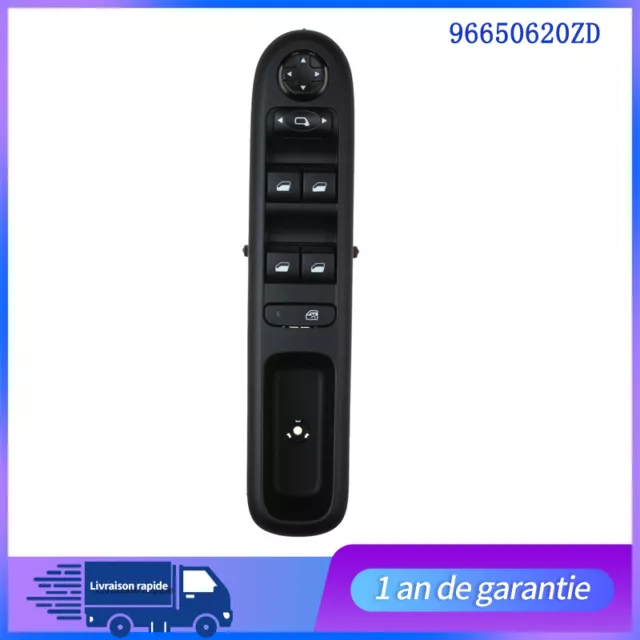 Commande Interrupteur bouton leve vitre Avant Gauche Fit Peugeot 3008 96650620ZD 3