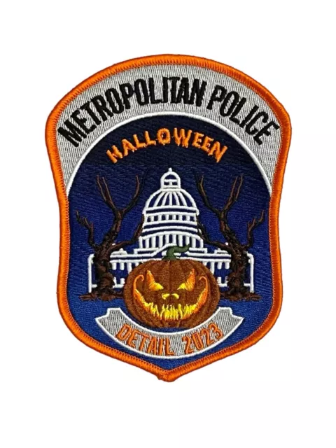 Washington DC Metropolitan Police Dept 2023 Halloween Patch Novelty