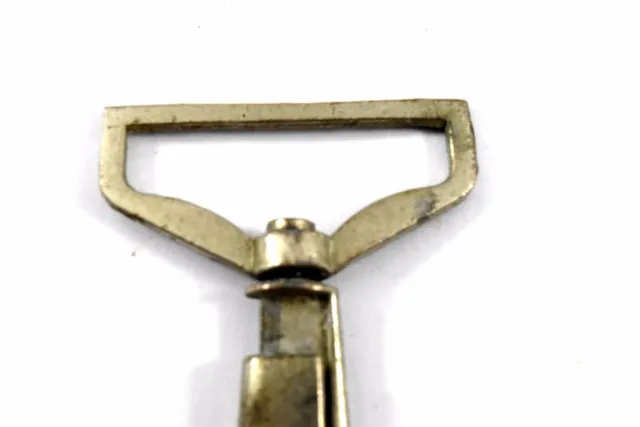 Old Multipurpose Use Brass snap Hook Nice Vintage Collectible. i75-20 US 3