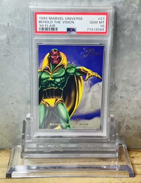 1994 Flair Marvel Universe #27 Behold the Vision PSA 10 GEM