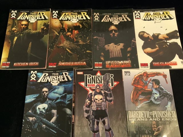 Punisher Max by Garth Ennis Vol 2-6 + 2 Marvel TPB 2018 See Desc. VG 19