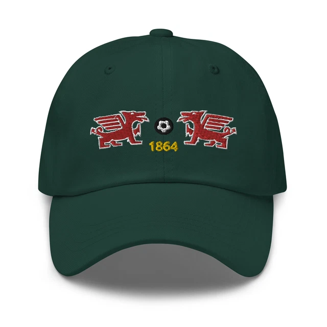 Cappello Papà Ricamato Wrexham – Berretto Da Baseball Unisex, Design Minimalista, Taglia Unica