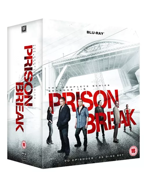 Prison Break Complete Series Seasons 1,2,3,4 & 5 Blu Ray Boxset 1-5