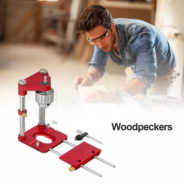 NEU Woodworking Drill Locator Adjustable Punch Locator Drill Template Guide DE56