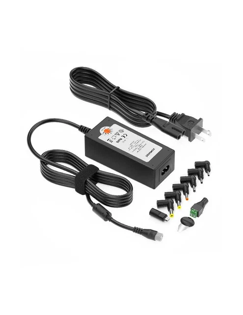POWSEED Universal 45W 5V 6V 7.5V 9V 12V 13.5V 15V AC DC Power Adapter for