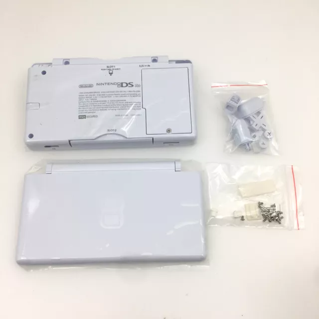 Replacement White Full Housing Shell + Screwdriver kit For Nintendo DS Lite NDSL