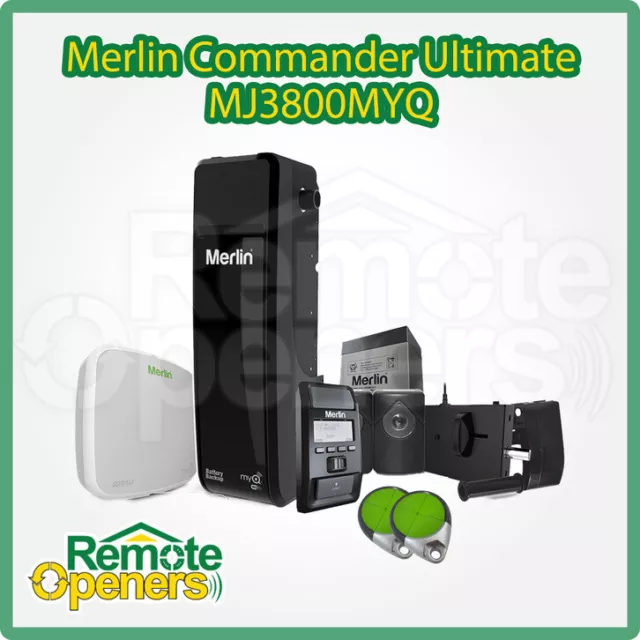 Merlin Commander Ultimate MJ3800MYQ Sectional Garage Door Opener