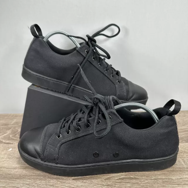 Woobies Mod-1 Black Canvas Camo Lace Up Shoes Mens Size US 8.5 | Women’s US 10