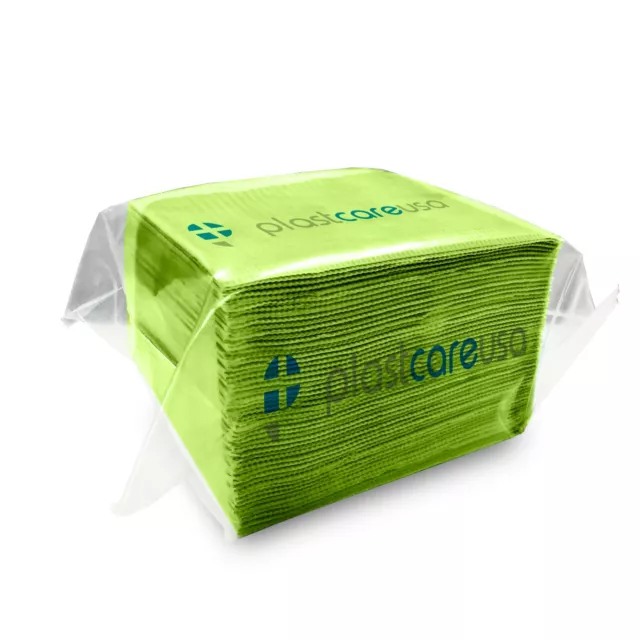 50 Lime Green Disposable Dental Bibs, Tattoo Tray Nail Chair Bed Paper Covers
