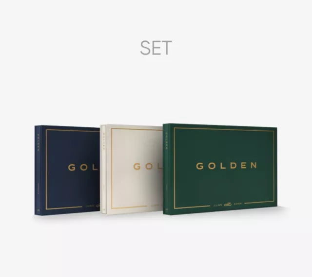 BTS Jungkook Golden Album Set 3 Versions + All Inclusions SEALED