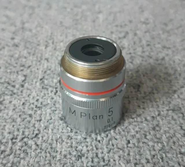 Nikon M Plan 5 0.1 210/0 Microscope Objective Lens