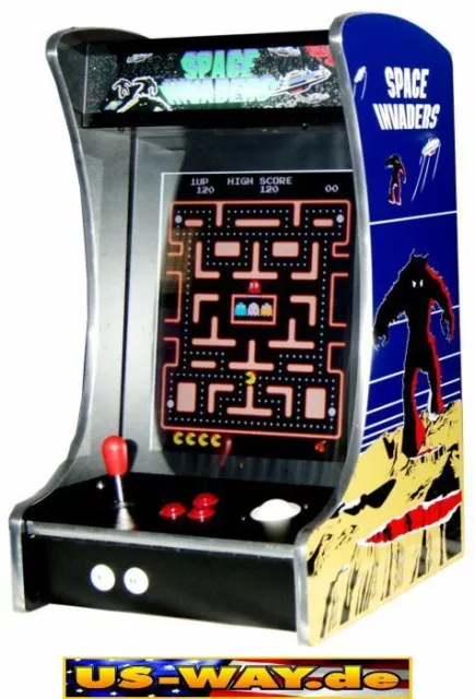 G288S Classic Arcade TV Video Spielautomat Bartop Thekengerät 19" LCD Bildschirm